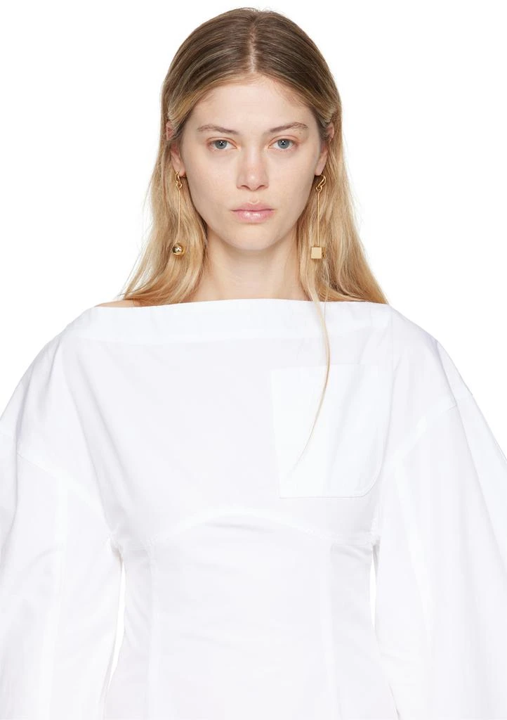 Jacquemus Gold La Casa 'Les boucles Nodo' Earrings 3