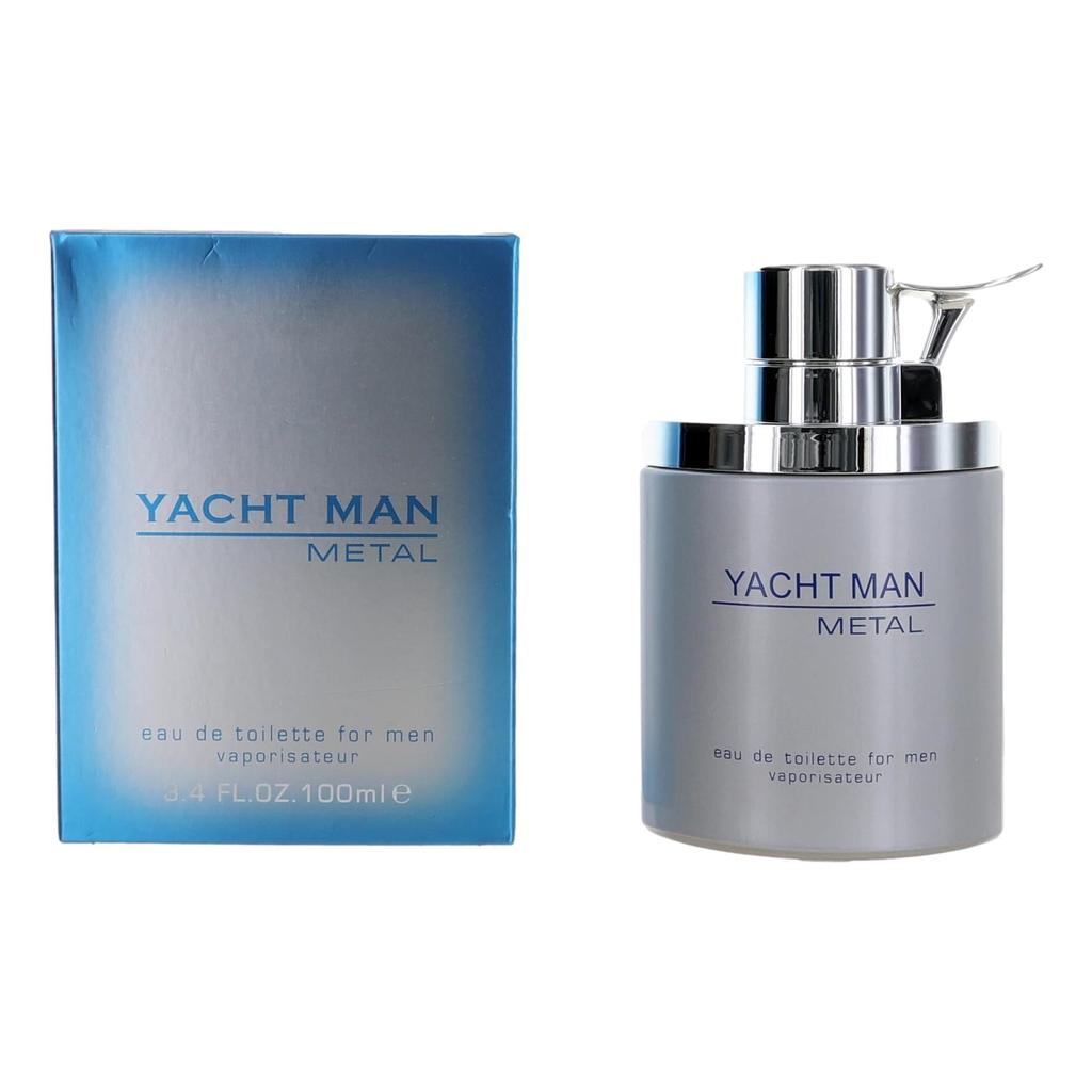 MYRURGIA Yacht Man Metal by , 3.4 oz Eau De Toilette Spray for Men
