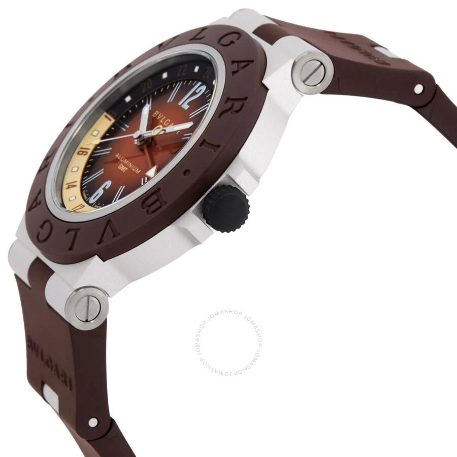 BVLGARI Bvlgari Aluminium X Fender Automatic Brown Dial Men's Watch 104117 2