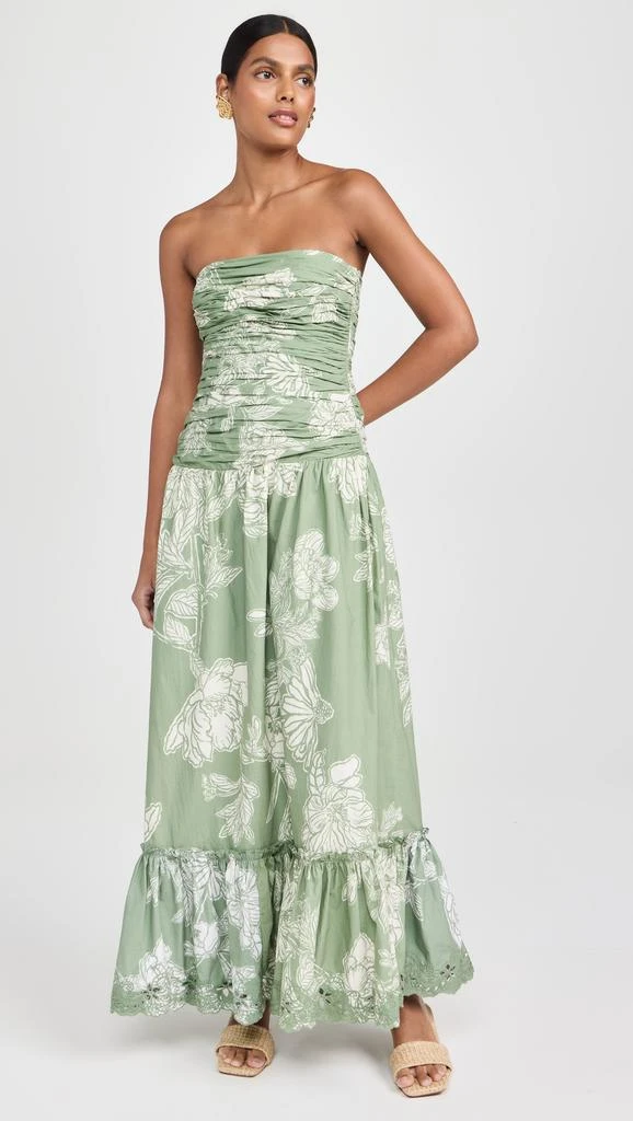 Hemant and Nandita Strapless Long Dress 4
