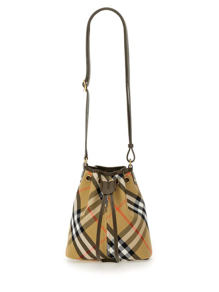 Burberry Burberry Check jacquard bucket bag - Tote Bags