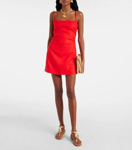 knee length dresses for ladies Sir. White Tamara Tie Midi Dress main image 1
