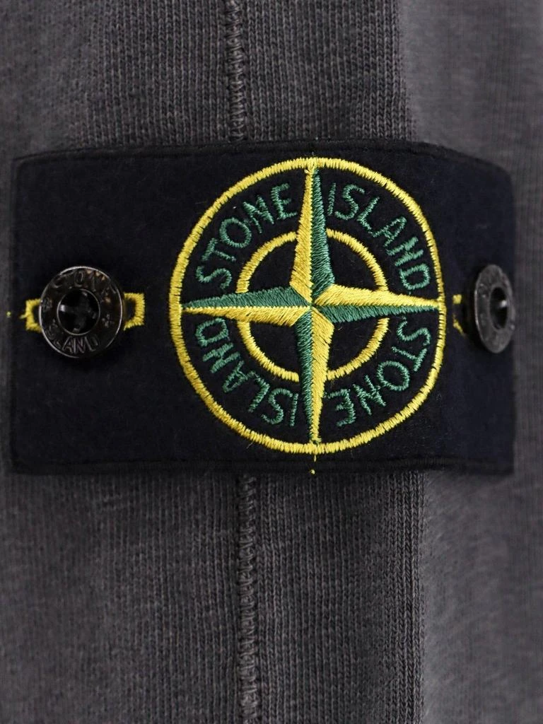 Stone Island Logo Patch Zipped Hoodie 3