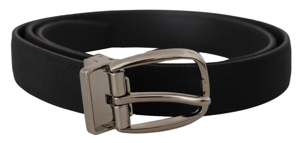 Dolce
Gabbana Grosgrain Leather Logo Buckle Men
s Belt