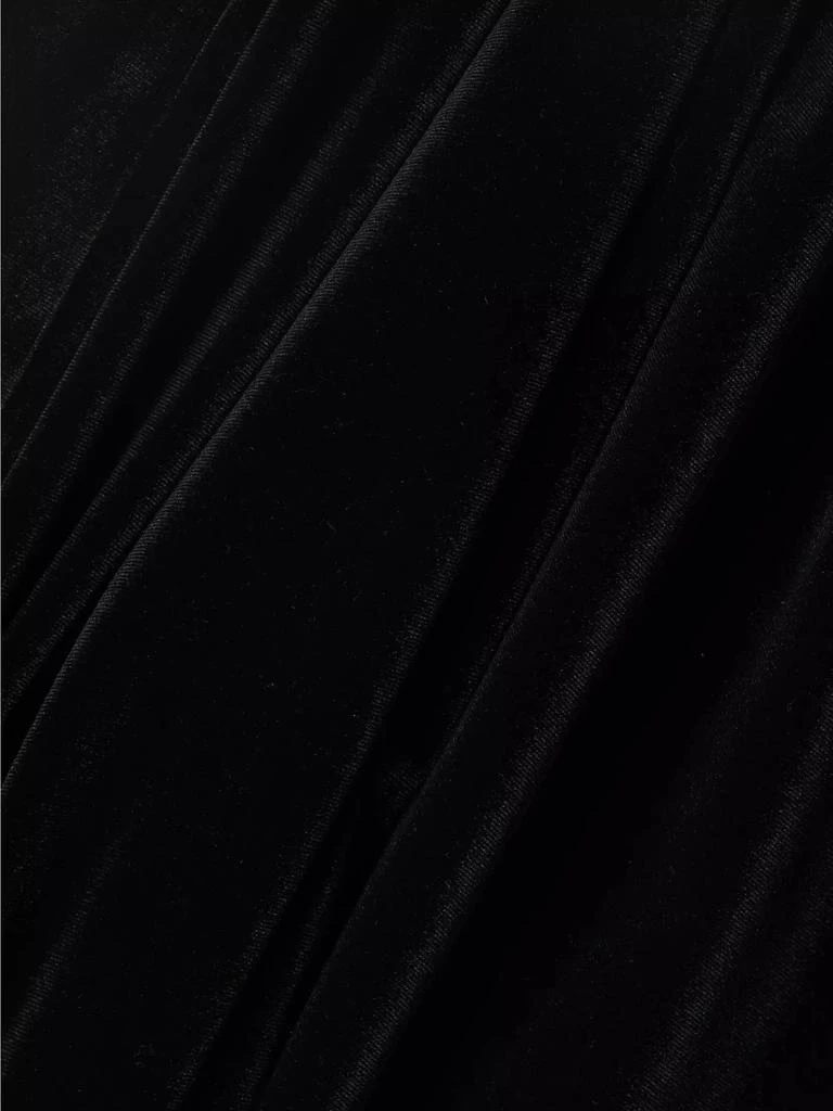 Donna Karan Social Occasion Asymmetric Velvet Cocktail Dress 7