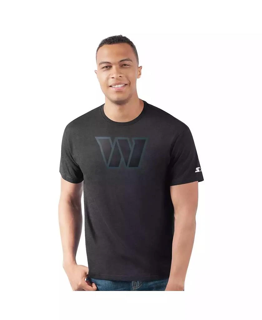 Starter Men's Black Washington Commanders Prime Time T-Shirt 1