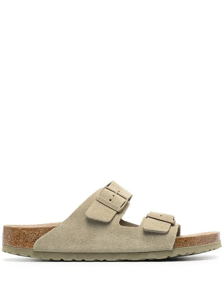 Birkenstock Birkenstock Arizona Sfb Faded Khaki, Suede Leather Shoes 1