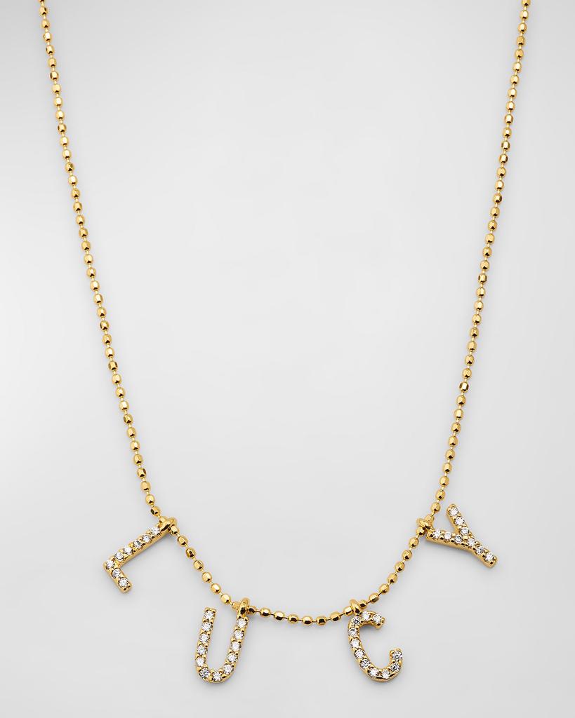 Tai 14K Gold-Plated Sterling Silver 4-Letter Personalized Necklace