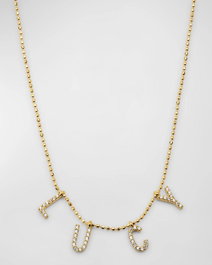 Tai 14K Gold-Plated Sterling Silver 4-Letter Personalized Necklace 1