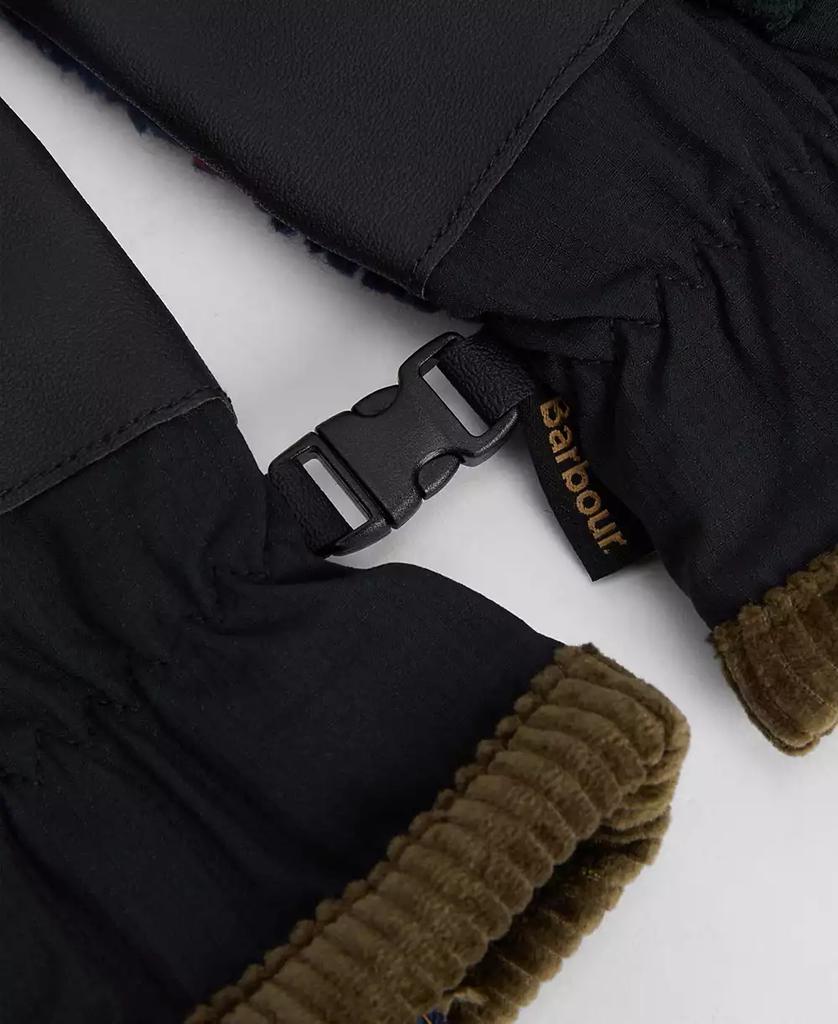 Barbour Men's Field Tartan Fleece Waterproof Gloves