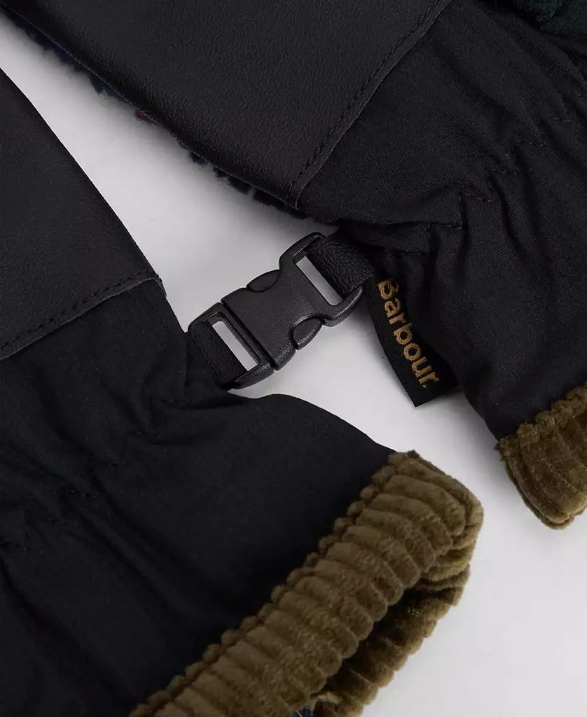 Barbour Men's Field Tartan Fleece Waterproof Gloves 2