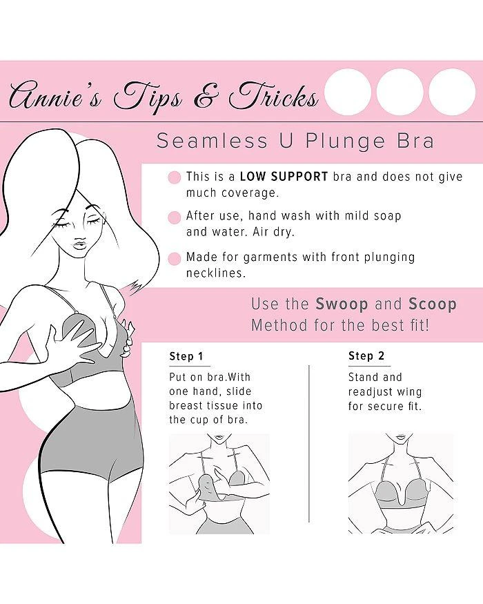 Fashion Focus Backless U-Plunge Strapless Bra 4