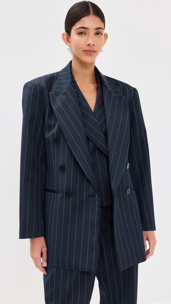 LaQuan Smith Oversized Boyfriend Blazer