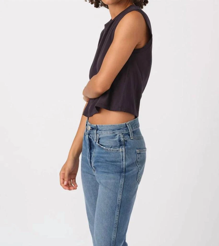 AMO Amo - Denim Sleeveless Babe Tee 4