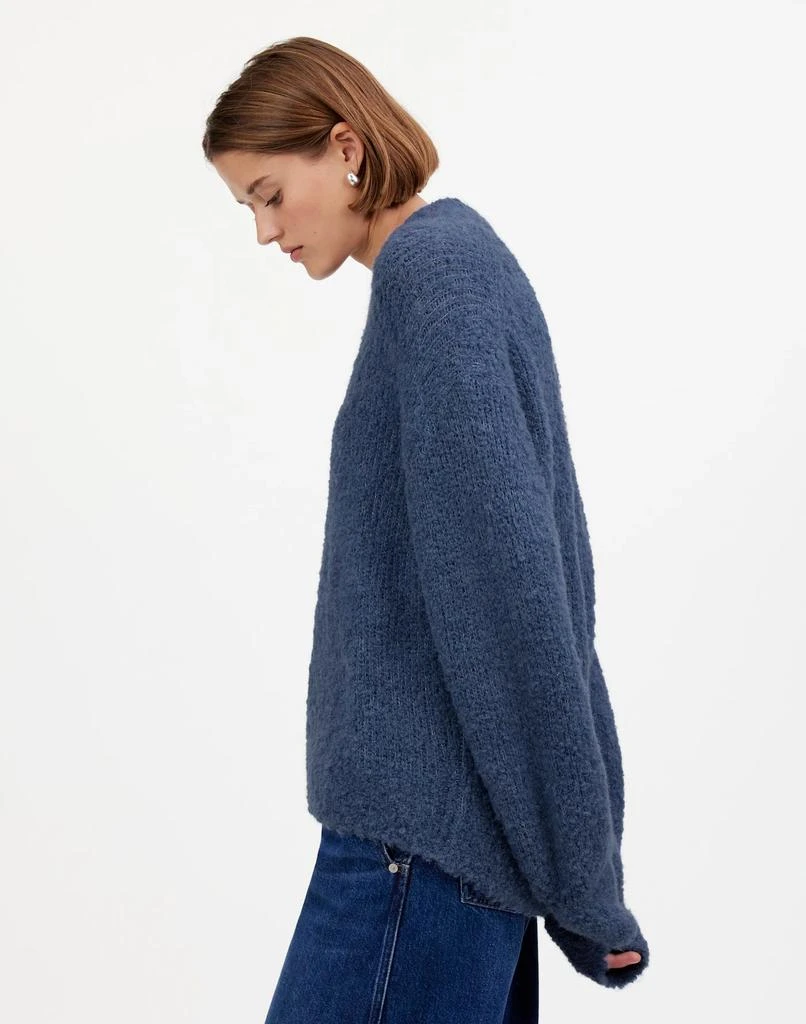 Madewell Wool-Alpaca Blend Bouclé-Knit Oversized Sweater 2