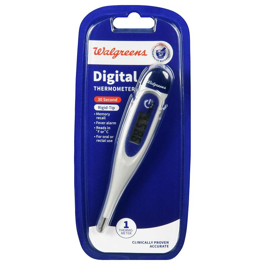 Walgreens Digital Thermometer 30 Second Rigid-Tip 1