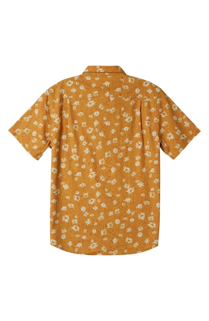 Quiksilver Future Hippie Floral Short Sleeve Button-Up Shirt 5