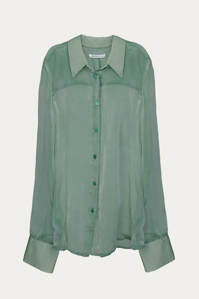 GEORGIA ALICE CHIFFON SLIM SHIRT 2