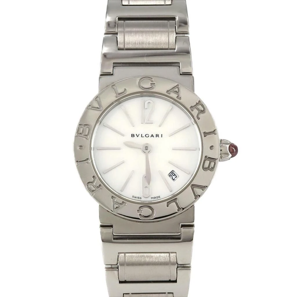 BVLGARI Stainless Steel Wristwatch (Pre-Owned) Women's Automatic