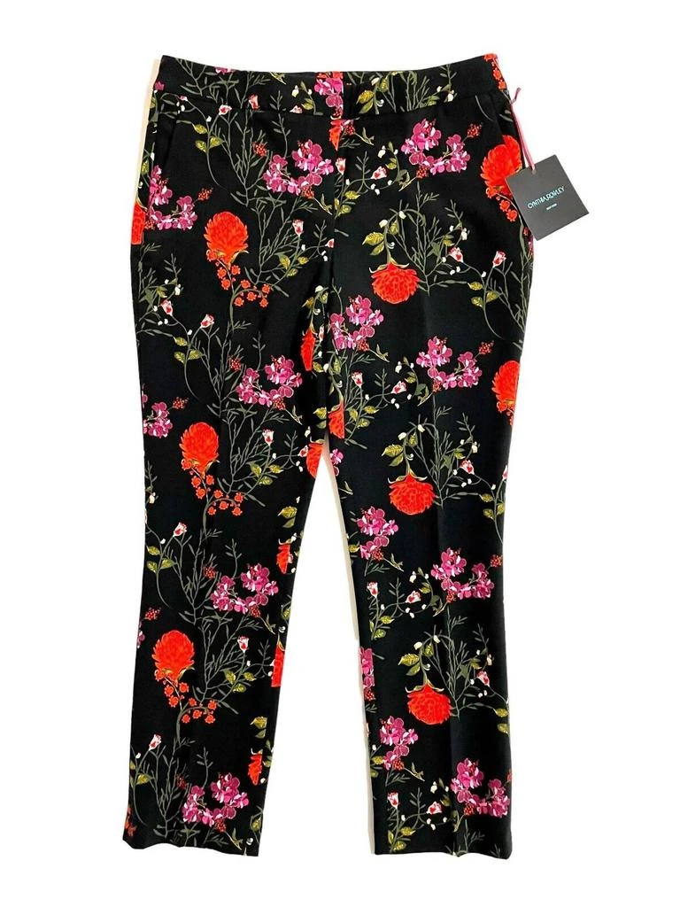 Cynthia Rowley Cynthia Rowley - Women's Cropped Floral Print Cigarette Leg Pant 1