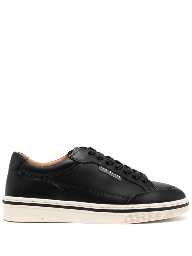 Ted Baker London Men's Hampstead Leather Lace-Up Sneakers, Black 2