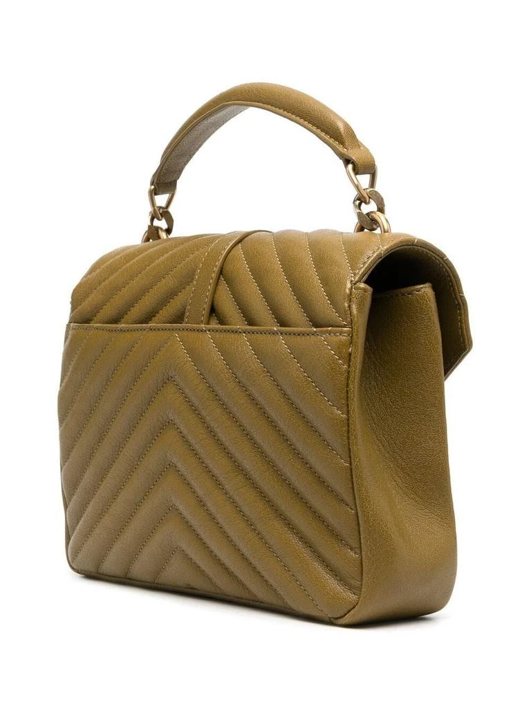 Yves Saint Laurent COLLEGE LOGO PLAQUE SHOULDER BAG 3
