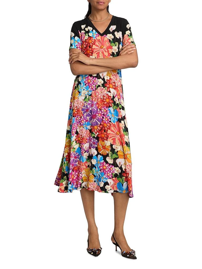 Johnny Was The Janie Favorite V-Neck T-Shirt Dress 2