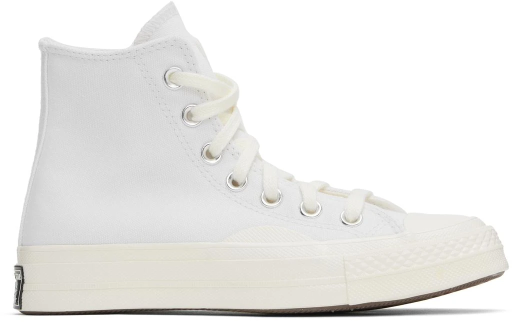 Converse White Chuck 70 Textured High Top Sneakers