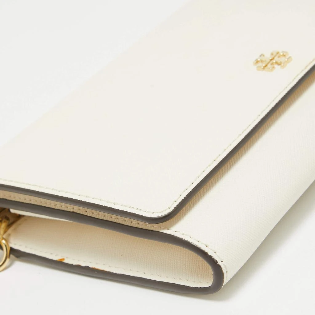 Tory Burch Tory Burch White Leather Emerson Wallet On Chain 17