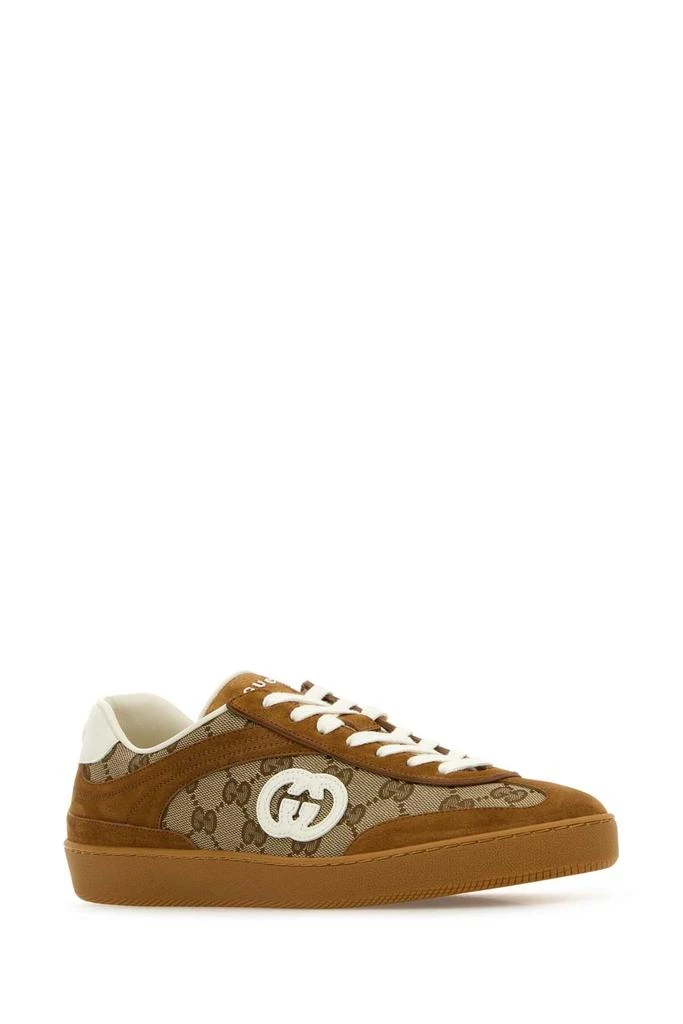 Gucci Suede And Gg Fabric Sneakers 2