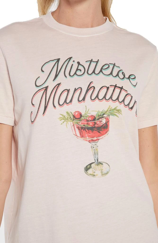 Wildfox Ryan Mistletoe Manhattan Graphic T-Shirt 3