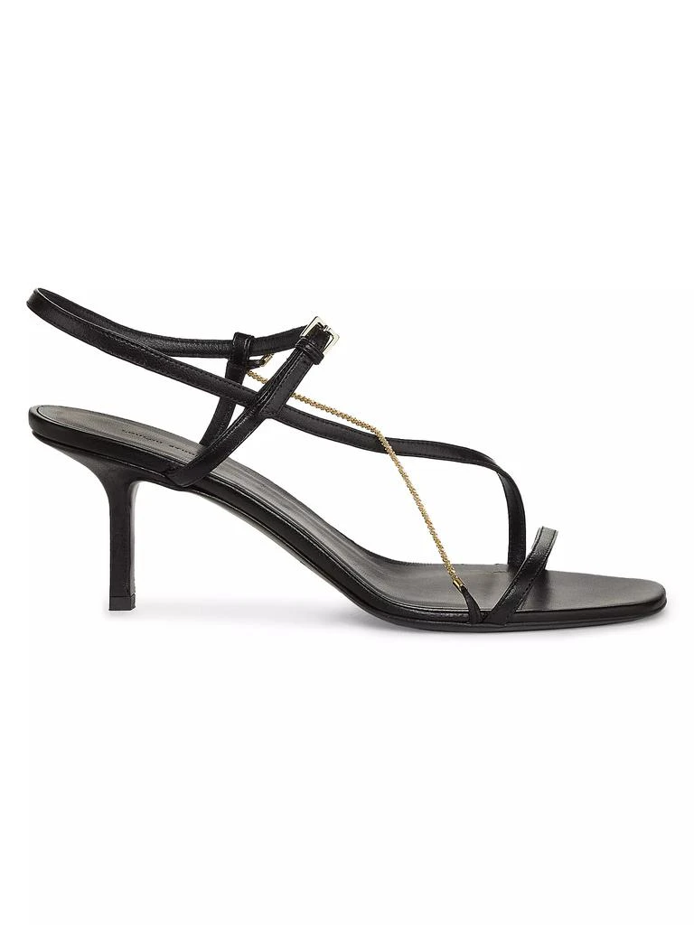 Loulou Studio Siam 65MM Chain-Detailed Leather Sandals 1
