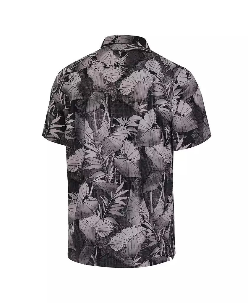 Tommy Bahama Men's Black Texas Longhorns Coast Nuevo Fronds Camp Button-Up Shirt 3