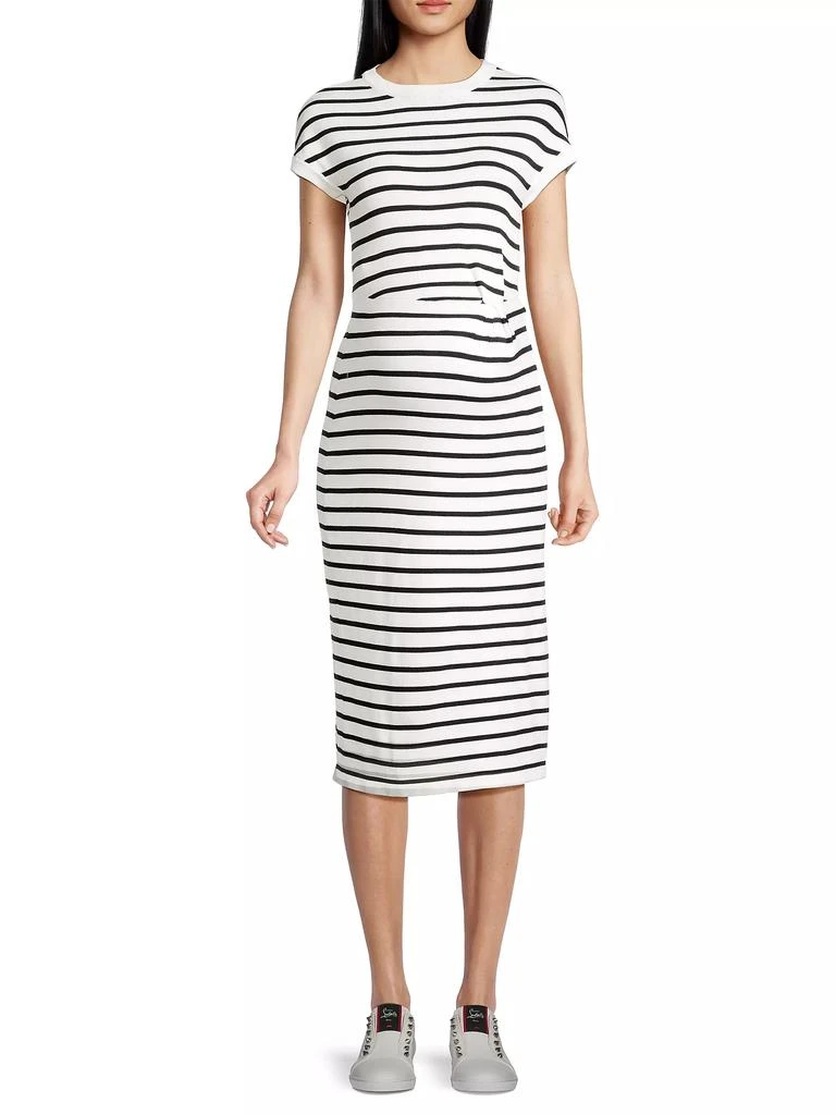 Nom Maternity Lydia Striped Maternity Dress 3