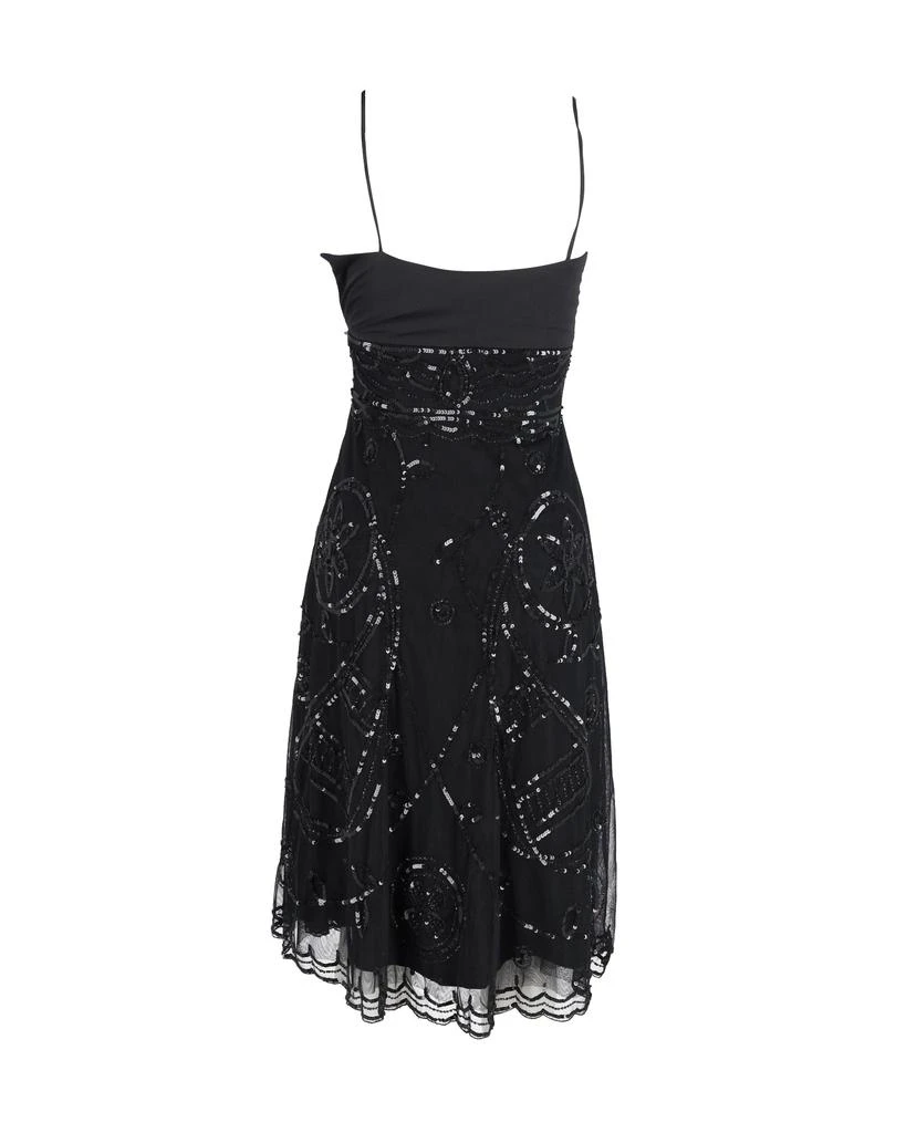 Temperley London Sequined Sleeveless Dress in Black Polyester 3