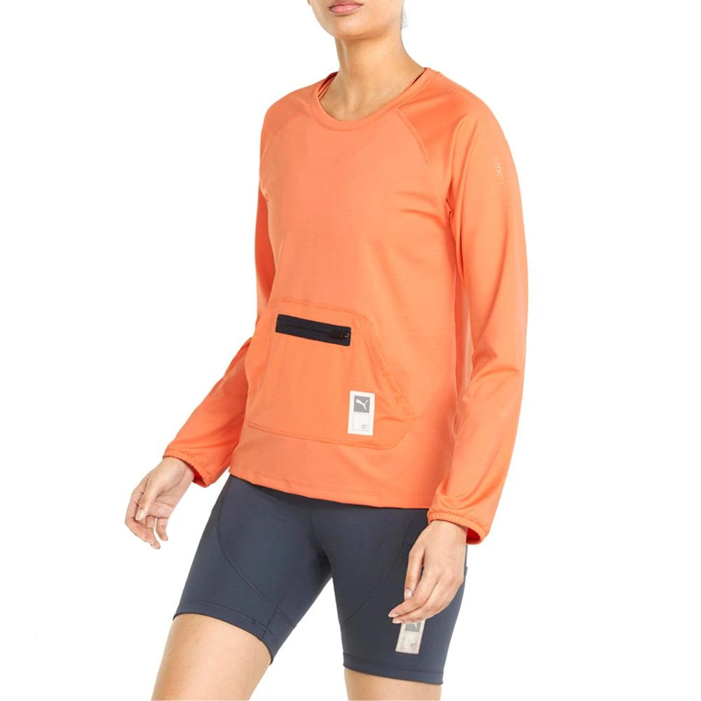 Puma FIRST MILE X Crew Neck Long Sleeve Running Sweatshirt 1