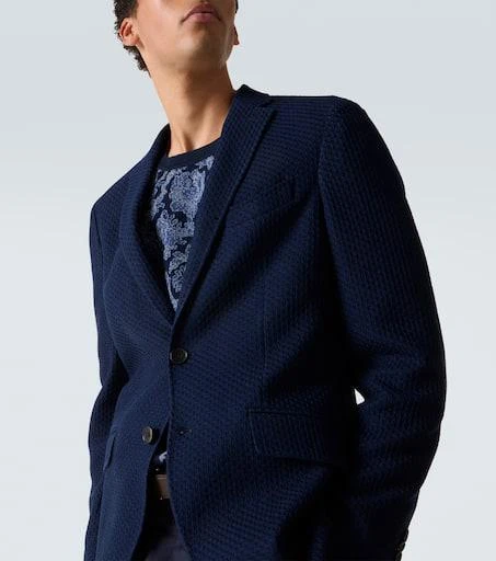 ETRO Cotton jersey blazer 5