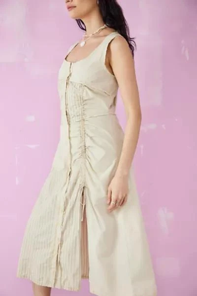 BDG BDG Georgia Utility Ruched Midi Dress 2