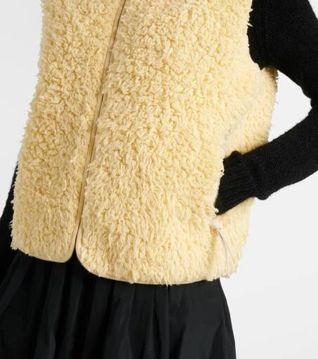 Jil Sander Faux fur vest 5
