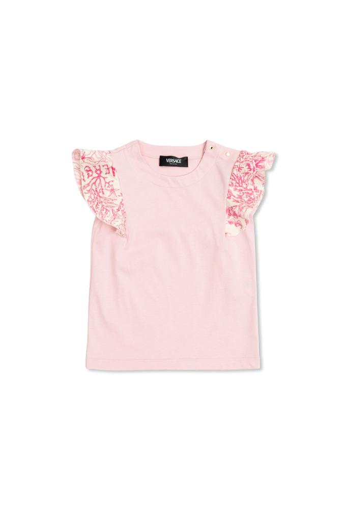 Versace T-shirt with decorative sleeves