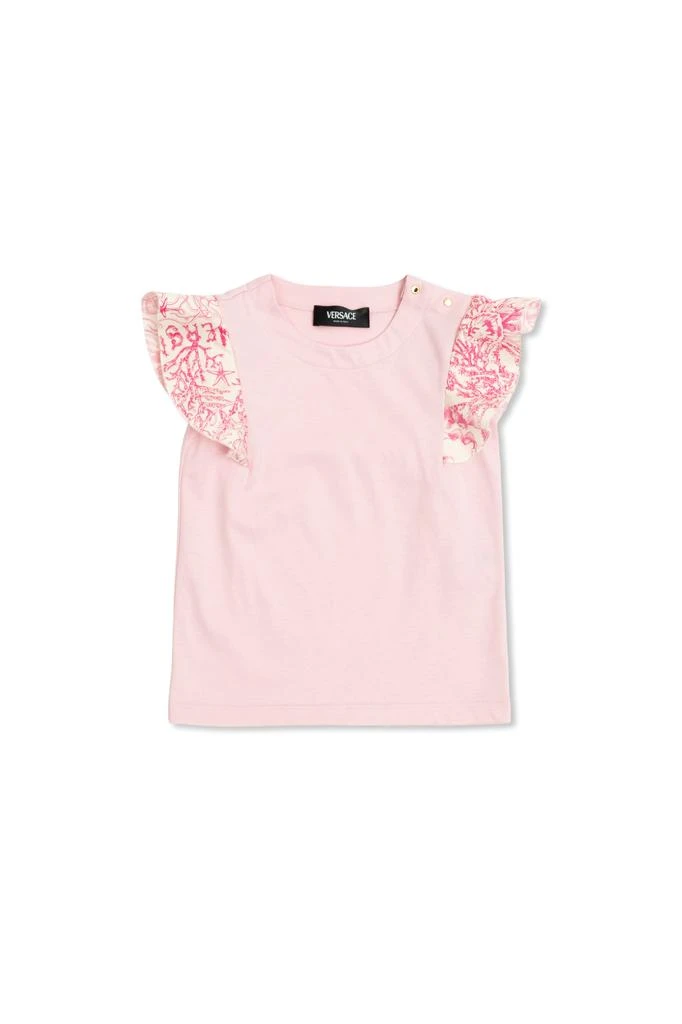 Versace T-shirt with decorative sleeves 1