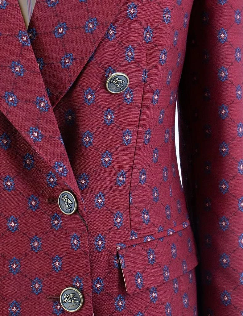 ETRO Etro Double Breasted Graphic Printed Blazer 3