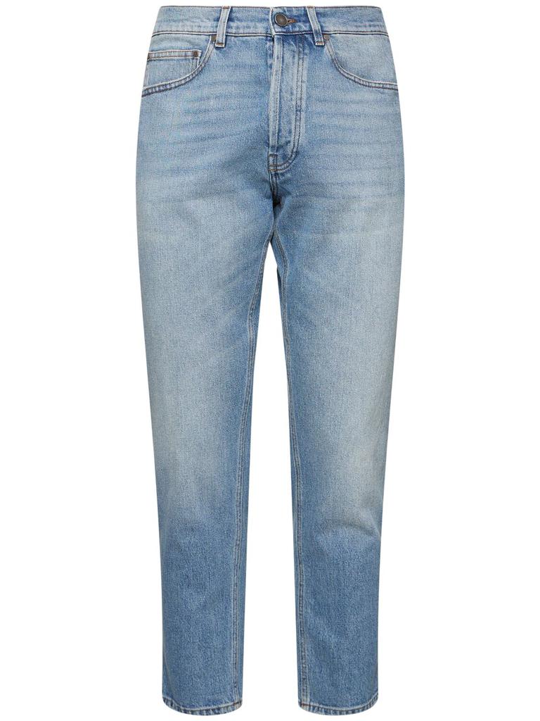 LARDINI Stretch Cotton Denim Jeans