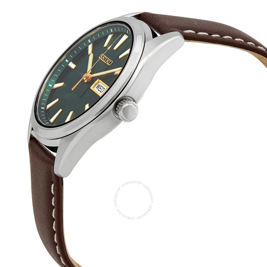 Seiko Neo Classic Quartz Green Dial Men's Watch SUR449P1