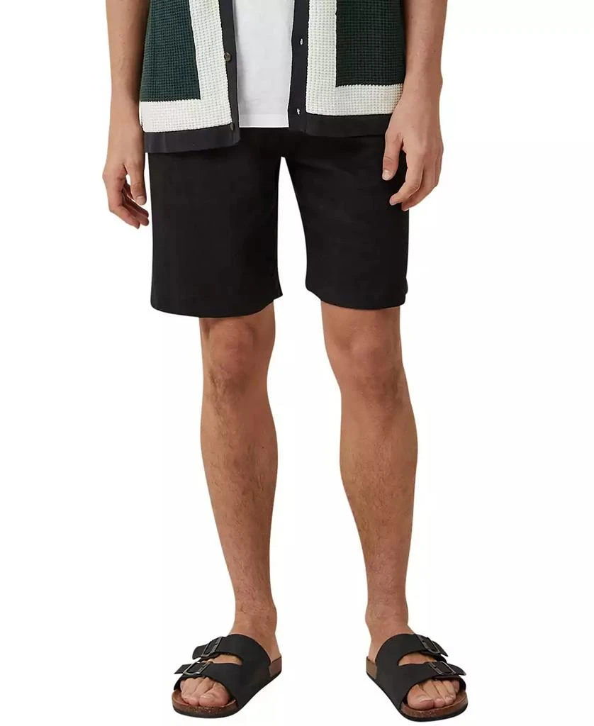 Cotton On Men's Linen Pleat Shorts 1