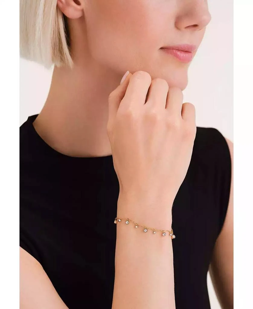 Rosefield Dangling Crystal Bracelet In 14K Yellow Gold Plated Stainless Steel 2