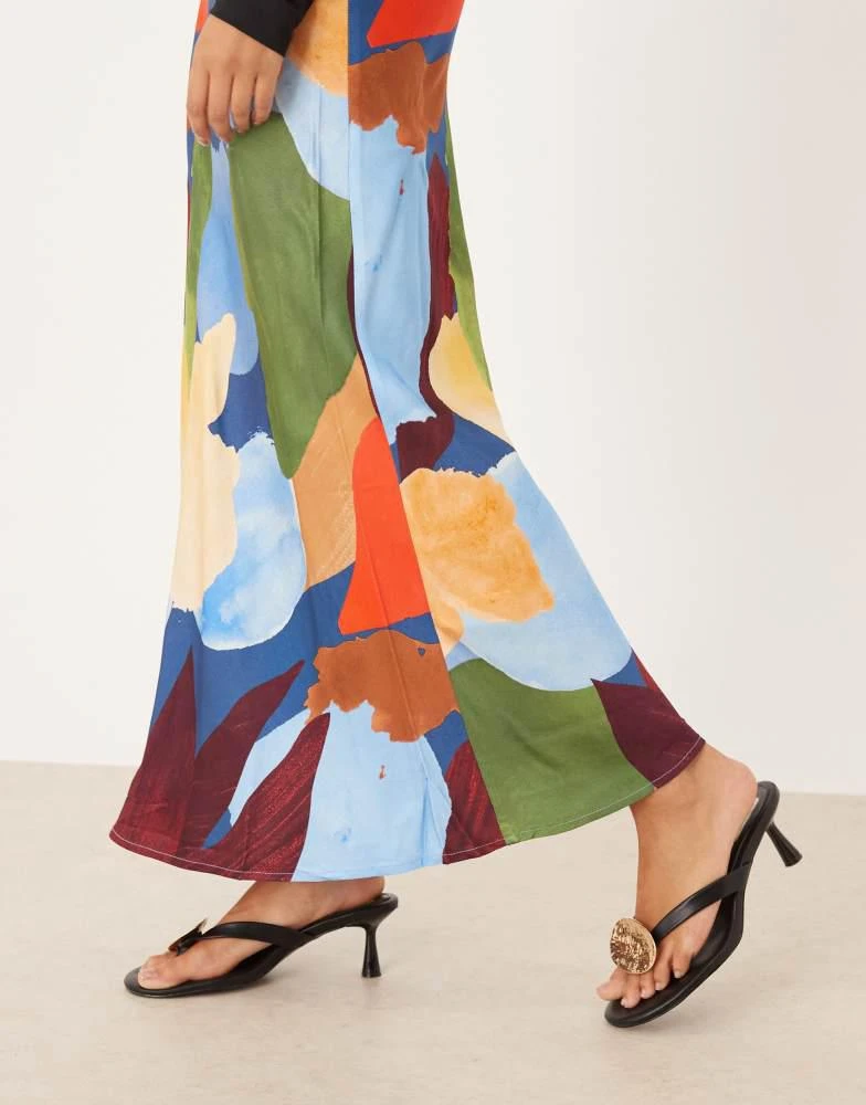 boho maxi dress canada Kid Girl Ruffled Boho Casual Maxi Dress with Pockets Blue, Blue / 6-7 Years