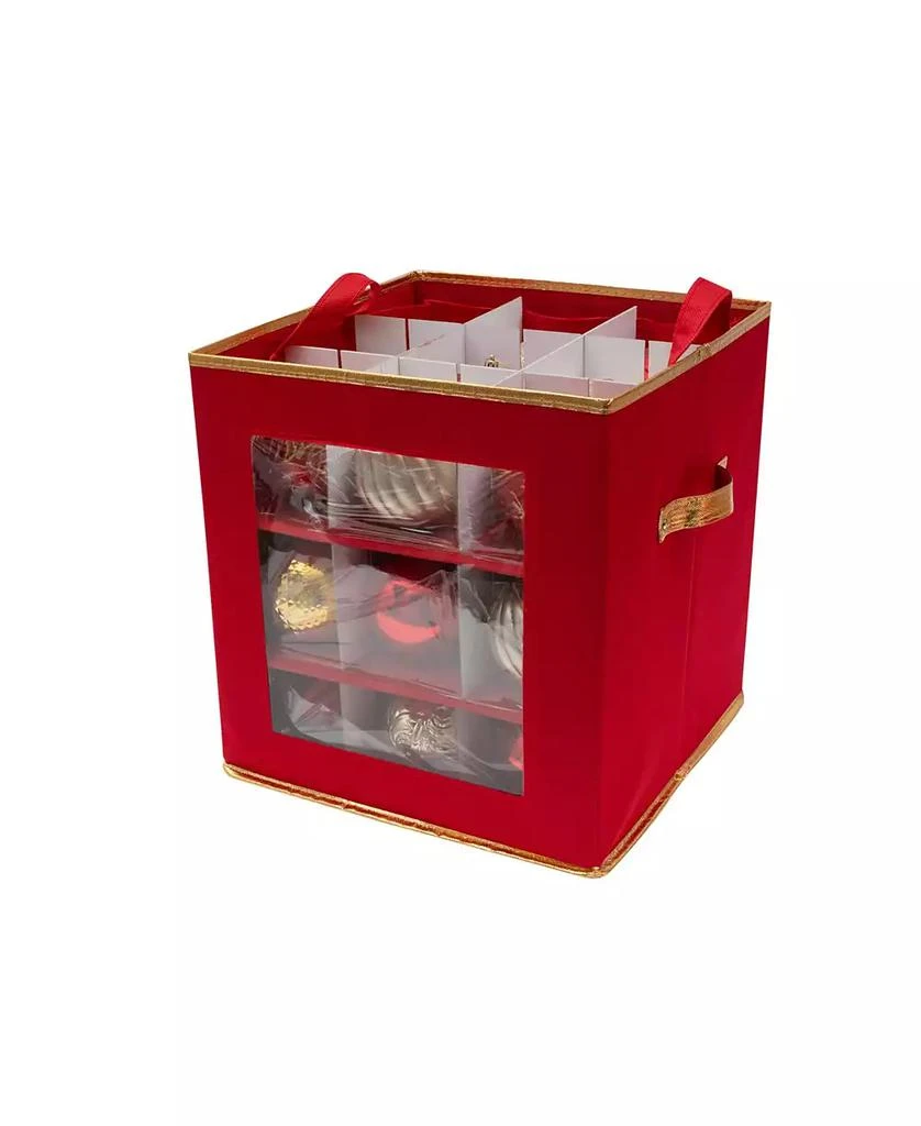 Simplify 27 Count Large Ornament Storage Box With See Through Window 4