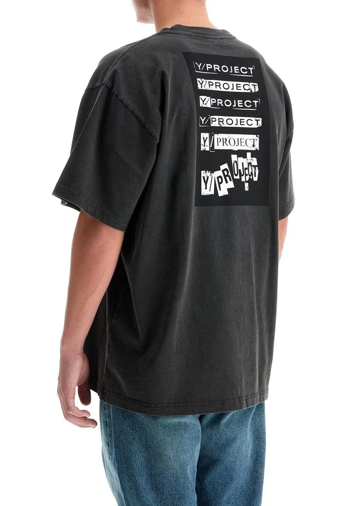 Y/Project t-shirt with printed pinch 3