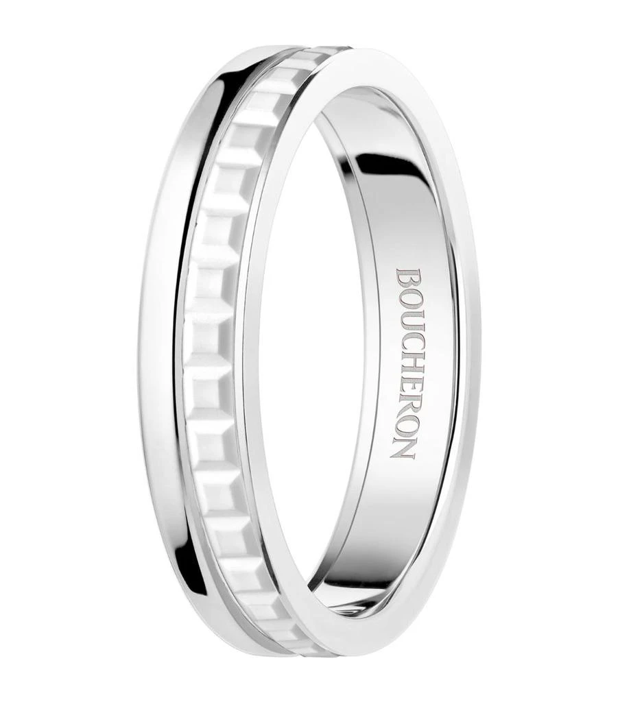Boucheron White Gold Quatre Double White Edition Wedding Band 2